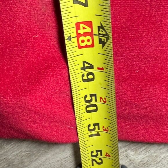 Vintage Womens Robe sz Medium USA Made Housecoat Duster Loungewear Valentine Red - Picture 5 of 5